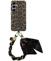 AVY Samsung Galaxy S24 MagSafe Hoesje met Koord 32CM Panthera Chic afbeelding