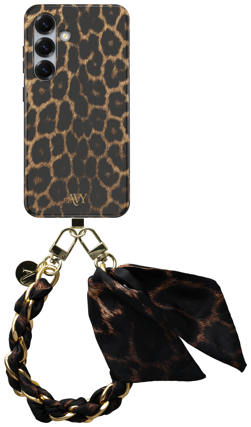 AVY Samsung Galaxy S24 MagSafe Hoesje met Koord 32CM Panthera Chic afbeelding 1
