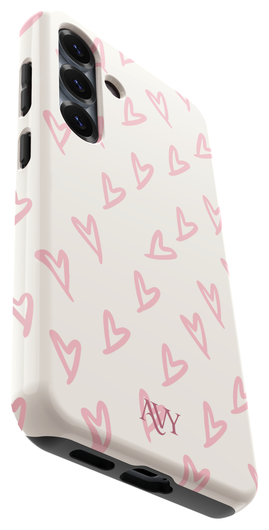 AVY Samsung Galaxy S24 MagSafe Hoesje met Koord 130CM Cupid Blush afbeelding 14