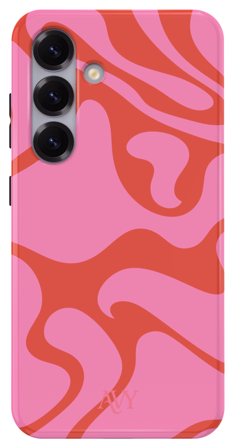 AVY Samsung Galaxy S24 MagSafe Hoesje met Koord 130CM Rosé Twist afbeelding 13