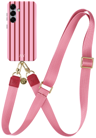 AVY Samsung Galaxy S24 MagSafe Hoesje met Koord 130CM Linea Sol