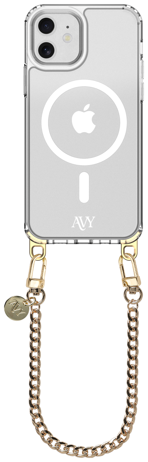 AVY Apple iPhone 11 Hoesje met Koord & MagSafe 30CM Aurum Lien afbeelding 1