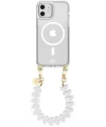AVY Apple iPhone 11 Hoesje met Koord & MagSafe 30CM Cupid White afbeelding