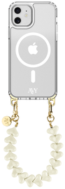 AVY Apple iPhone 11 Hoesje met Koord & MagSafe 30CM Cupid Beige