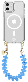AVY Apple iPhone 11 Hoesje met Koord & MagSafe 30CM Cupid Blue