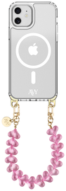AVY Apple iPhone 11 Hoesje met Koord & MagSafe 30CM Cupid Clear Pink