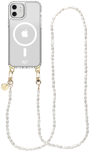 AVY Apple iPhone 11 Hoesje met Koord & MagSafe 120CM Perla Chic Long afbeelding 1