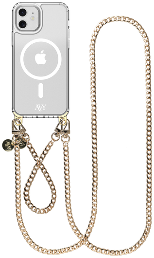 AVY Apple iPhone 11 Hoesje met Koord & MagSafe Set Aurum Lien afbeelding 1