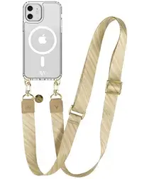 AVY Apple iPhone 11 Hoesje met Koord & MagSafe 130CM Aurum Gold afbeelding