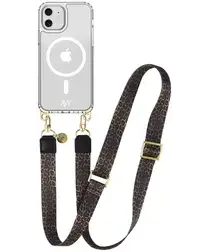 AVY Apple iPhone 11 Hoesje met Koord & MagSafe 130CM Panthera Chic afbeelding