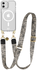 AVY Apple iPhone 11 Hoesje met Koord & MagSafe 130CM Serengeti Zebra