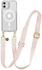 AVY Apple iPhone 11 Hoesje met Koord & MagSafe 130CM Cupid Blush