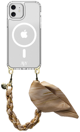 AVY Apple iPhone 11 Hoesje met Koord & MagSafe 32CM Aurum Gold