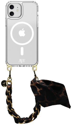 AVY Apple iPhone 11 Hoesje met Koord & MagSafe 32CM Panthera Chic afbeelding 1