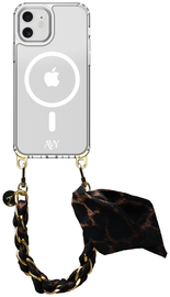 AVY Apple iPhone 11 Hoesje met Koord & MagSafe 32CM Panthera Chic afbeelding