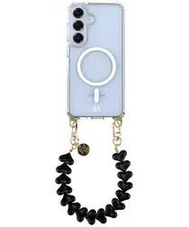AVY Samsung S25 Plus / S24 Plus Hoesje met Koord & MagSafe 30CM Cupid Black afbeelding