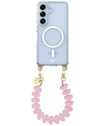 AVY Samsung S25 Plus / S24 Plus Hoesje met Koord & MagSafe 30CM Cupid Pink afbeelding