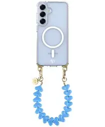 AVY Samsung S25 Plus / S24 Plus Hoesje met Koord & MagSafe 30CM Cupid Blue afbeelding