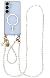 AVY Samsung S25 Plus / S24 Plus Hoesje met Koord & MagSafe Set Perla Chic afbeelding