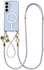 AVY Samsung S25 Plus / S24 Plus Hoesje Koord & MagSafe Set Pearl & Rope Purple