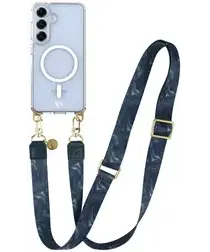 AVY Samsung S25 Plus / S24 Plus Hoesje met Koord & MagSafe 130CM Obscura Blue afbeelding