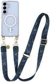AVY Samsung S25 Plus / S24 Plus Hoesje met Koord & MagSafe 130CM Obscura Blue afbeelding