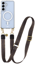 AVY Samsung S25 Plus / S24 Plus Hoesje met Koord & MagSafe 130CM Panthera Chic afbeelding