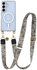 AVY Samsung S25 Plus / S24 Plus Hoesje met Koord & MagSafe 130CM Serengeti Zebra afbeelding 1