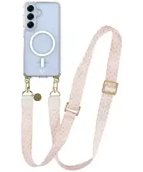 AVY Samsung S25 Plus / S24 Plus Hoesje met Koord & MagSafe 130CM Cupid Blush afbeelding