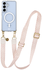 AVY Samsung S25 Plus / S24 Plus Hoesje met Koord & MagSafe 130CM Cupid Blush