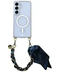 AVY Samsung S25 Plus / S24 Plus Hoesje met Koord & MagSafe 32CM Obscura Blue afbeelding