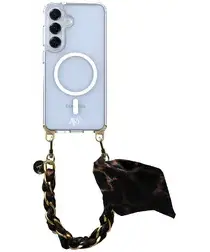 AVY Samsung S25 Plus / S24 Plus Hoesje met Koord & MagSafe 32CM Panthera Chic afbeelding