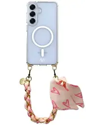 AVY Samsung S25 Plus / S24 Plus Hoesje met Koord & MagSafe 32CM Cupid Blush afbeelding