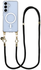 AVY Samsung Galaxy S25 / S24 Hoesje met Koord & MagSafe 130CM Tressé Black