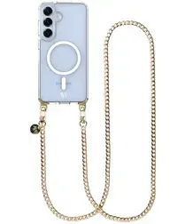 AVY Samsung Galaxy S25 / S24 Hoesje met Koord & MagSafe 120CM Aurum Lien Long afbeelding