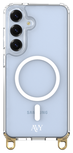 AVY Samsung Galaxy S25 / S24 Hoesje met Koord & MagSafe Set Aurum Lien afbeelding 10