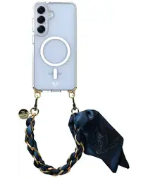 AVY Samsung Galaxy S25 / S24 Hoesje met Koord & MagSafe 32CM Obscura Blue afbeelding