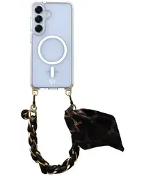 AVY Samsung Galaxy S25 / S24 Hoesje met Koord & MagSafe 32CM Panthera Chic afbeelding