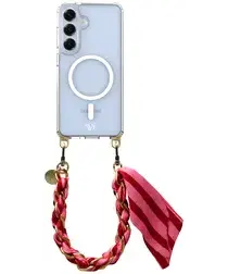 AVY Samsung Galaxy S25 / S24 Hoesje met Koord & MagSafe 32CM Linea Sol afbeelding