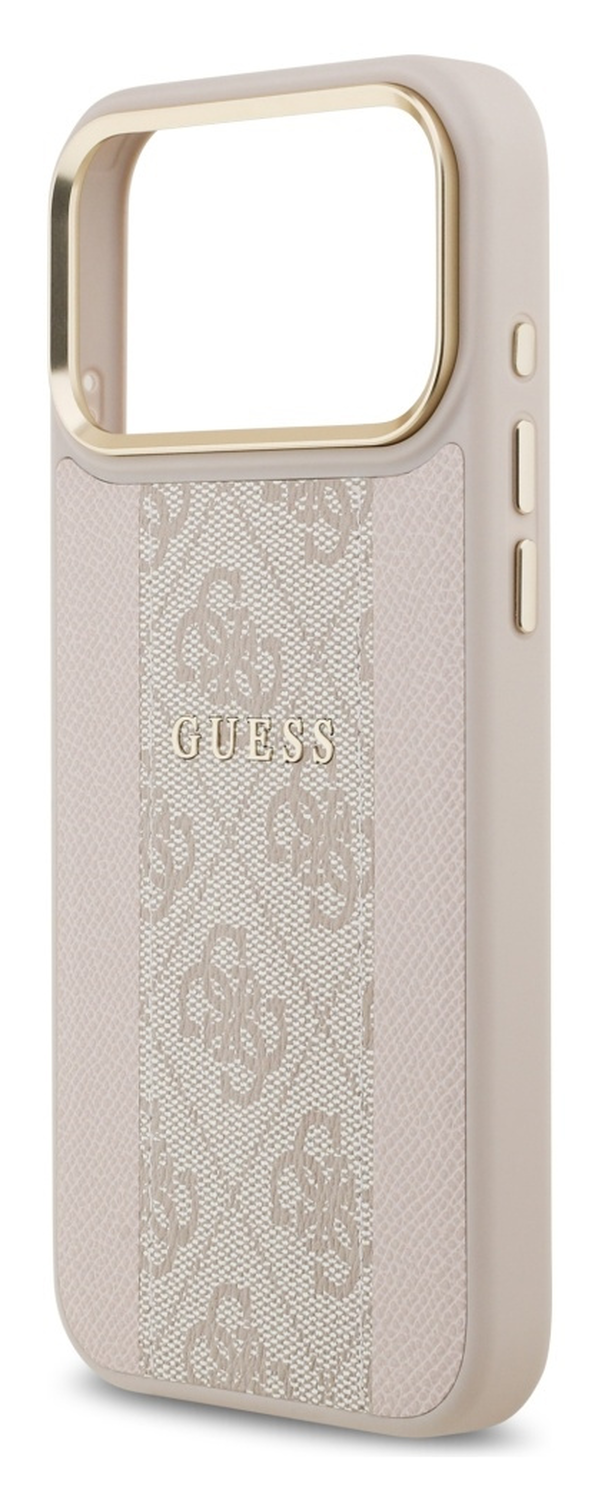 Guess 4G Stripe iPhone 17 Pro Max Hoesje MagSafe Back Cover Roze afbeelding 6
