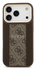 Guess 4G Stripe iPhone 17 Pro Max Hoesje MagSafe Back Cover Bruin afbeelding 2
