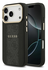 Guess 4G Stripe iPhone 17 Pro Max Hoesje MagSafe Back Cover Zwart