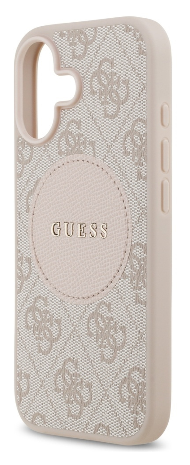 Guess 4G Circle Classic Logo iPhone 17 Hoesje MagSafe Roze afbeelding 3
