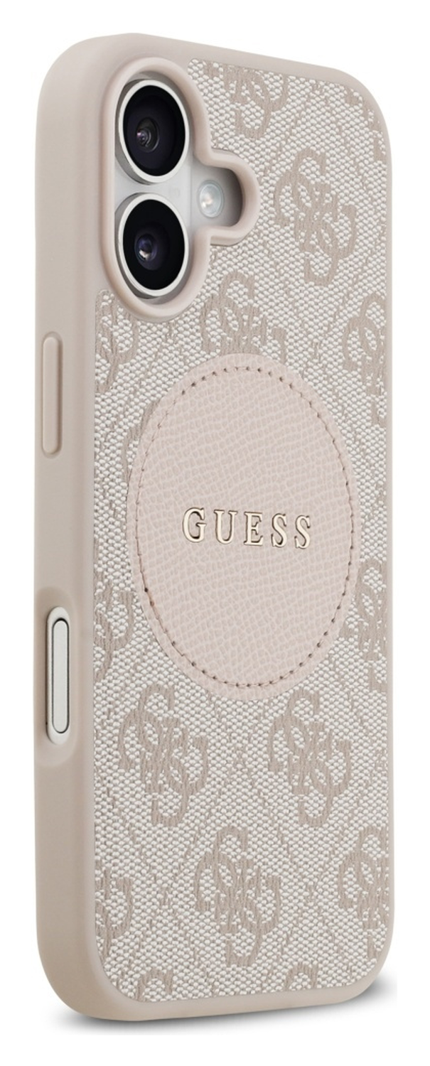 Guess 4G Circle Classic Logo iPhone 17 Hoesje MagSafe Roze afbeelding 5