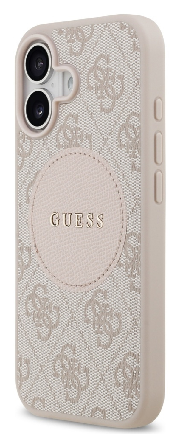 Guess 4G Circle Classic Logo iPhone 17 Hoesje MagSafe Roze afbeelding 6