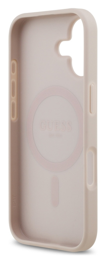 Guess 4G Circle Classic Logo iPhone 17 Hoesje MagSafe Roze afbeelding 4