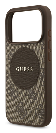 Guess 4G Circle Classic Logo iPhone 17 Pro Max Hoesje MagSafe Bruin afbeelding 5