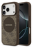 Guess 4G Circle Classic Logo iPhone 17 Pro Max Hoesje MagSafe Bruin afbeelding 1