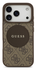Guess 4G Circle Classic Logo iPhone 17 Pro Max Hoesje MagSafe Bruin afbeelding 2