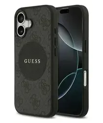 Guess 4G Circle Classic Logo iPhone 17 Hoesje MagSafe Zwart afbeelding